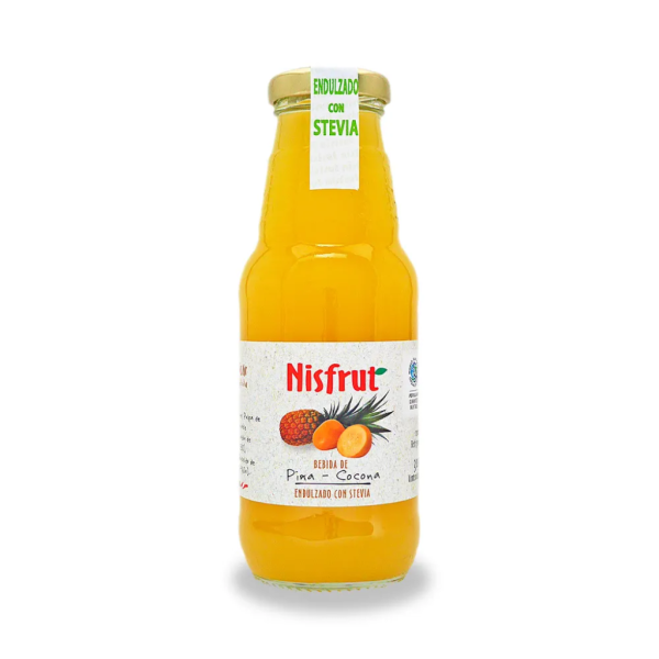 Bebida de Piña y Cocona con Stevia 300ml | Nisfruit Perú – Refresco Natural Saludable