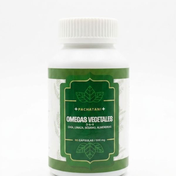 Capsulas Vegetales de Omegas 3-6 y 9 (100cap) | Pachatani