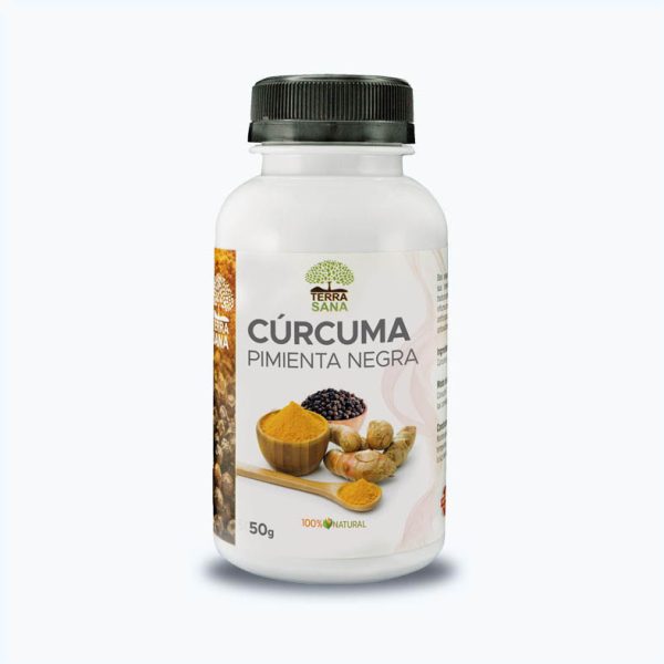 Cápsulas de Cúrcuma con Pimienta Negra (100cap) | Terra Sana