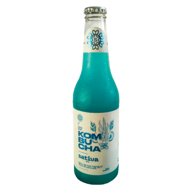 Kombucha Lima Azul 355ml | Sativa