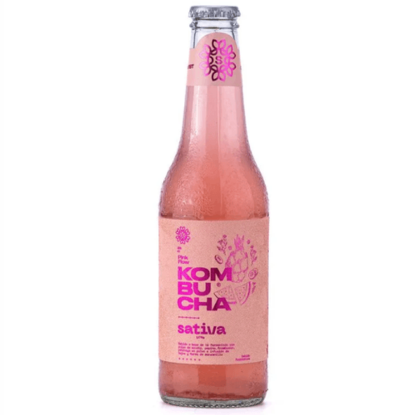 Kombucha Pink Flow 355ml | Sativa