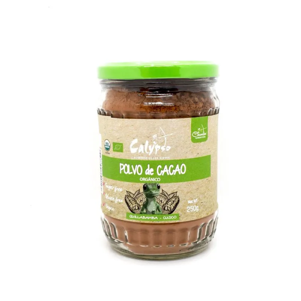 Cacao Organico en Polvo 250Gr (Pote) | Calypso