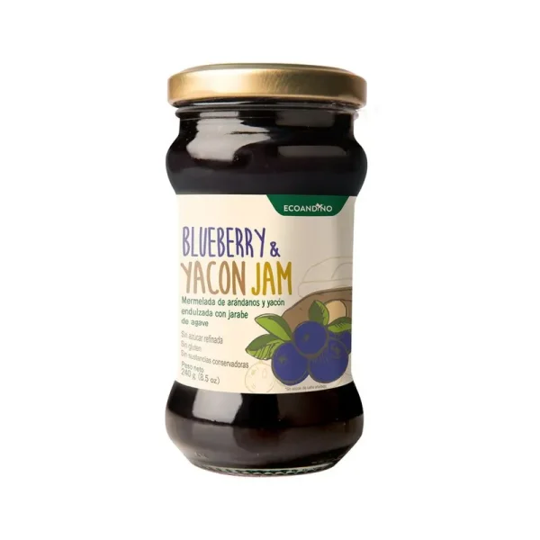 Mermelada de Arándano Orgánica 240GR | Ecoandino