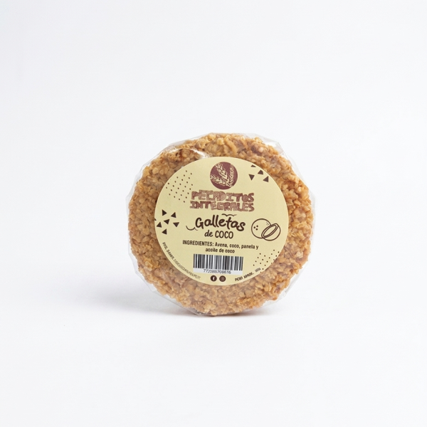 Galletas de Avena y Coco 90gr | Pecaditos Integrales