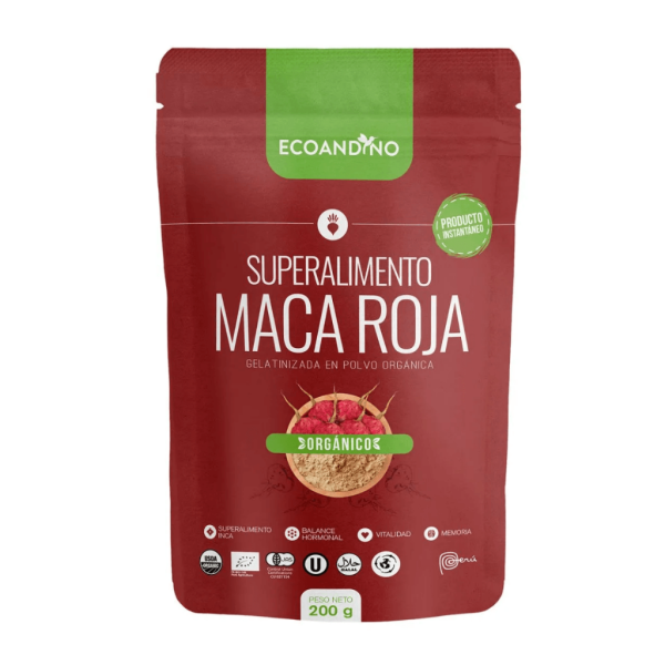 Maca Roja Instantánea Gelatinizada 200GR | Ecoandino