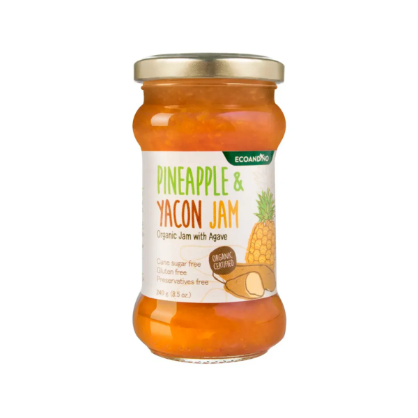 Mermelada de Piña Orgánica 240GR | Ecoandino