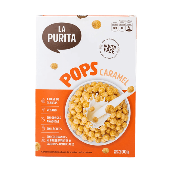 Cereal Pop Caramel 200gr | La Purita