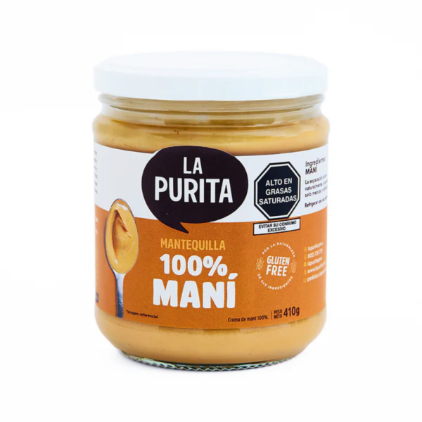 Mantequilla de Maní 410gr | La Purita