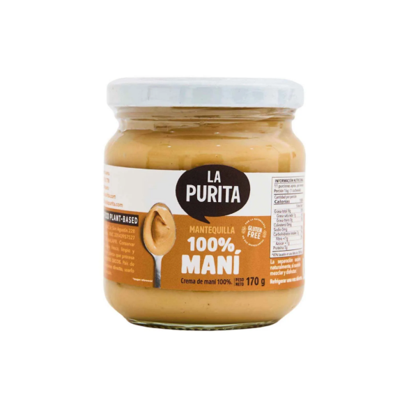 Mantequilla de Maní 170gr | La Purita