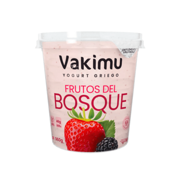 Yogurt Griego Frutos del Bosque 960g | Vakimu