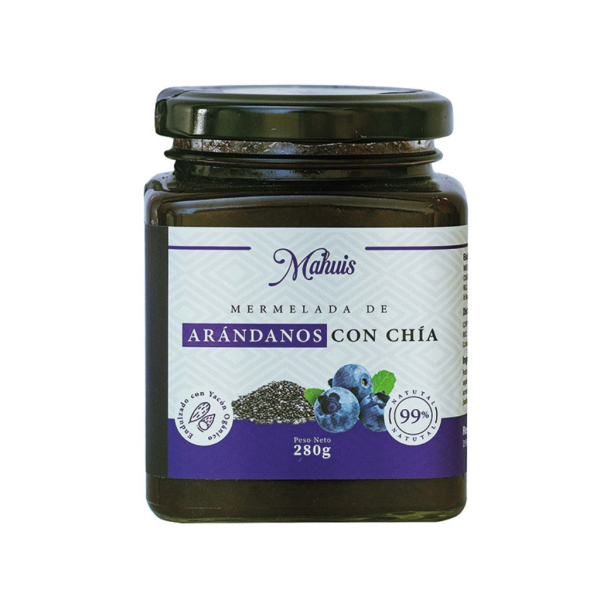 Mermelada de Arándanos y Chia 280gr | Mahuis