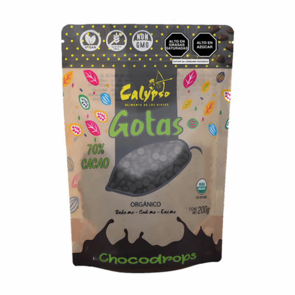 Gotas de Chocolate 70% Cacao 200gr | Calypso