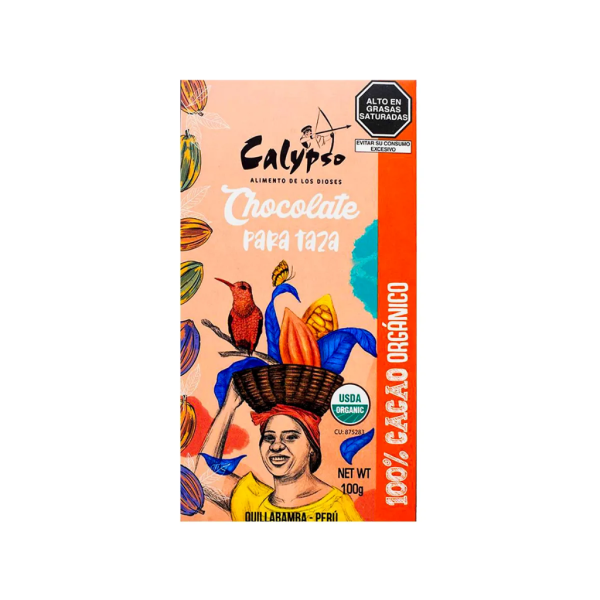 Chocolate para Taza 100% Cacao 100gr | Calypso