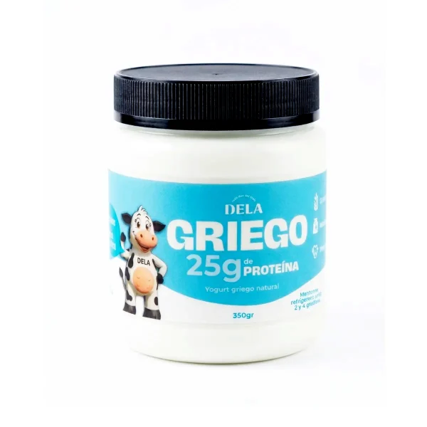 Yogurt Griego Natural Sin Azucar 350gr | Dela