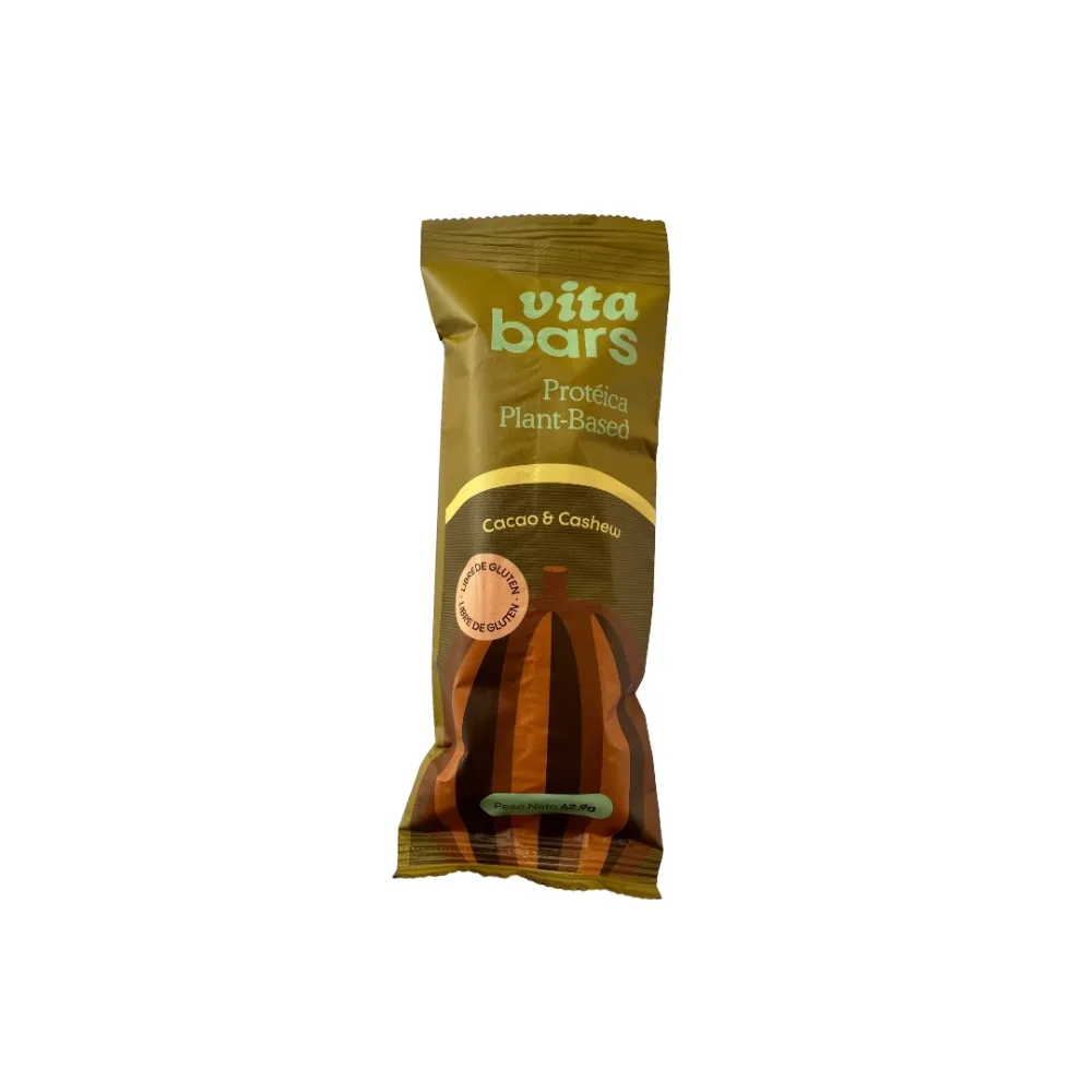 Barra-Proteica-Plant-Based-cacao-Y-Cashew-62-9-Gr-Vita-Bars Barra Proteica con Cacao y Cashew 62gr | Vita Bars - Imagen 1
