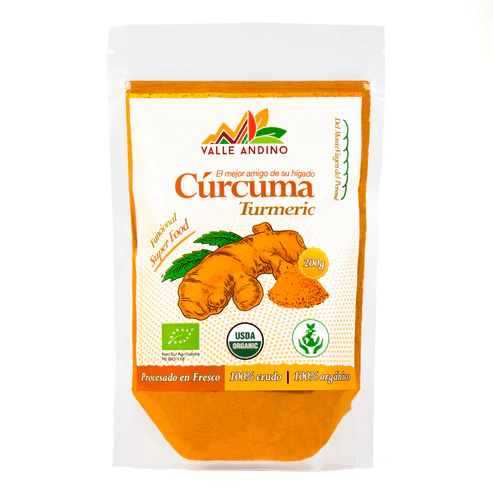 Curcuma_bolsa_200_g_1 Cúrcuma en Polvo 200gr | Valle Andino - Imagen 1