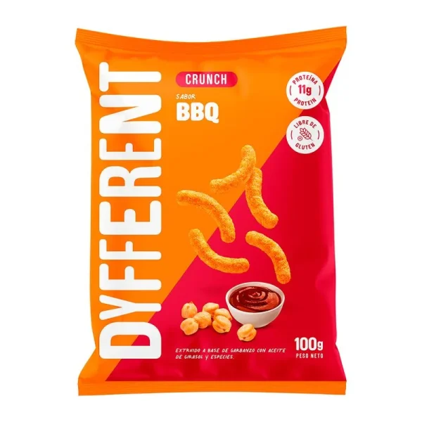Crunch de Garbanzo sabor a BBQ 100gr | Dyfferent